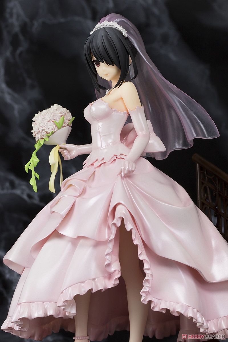 Date A Live [Kurumi Tokisaki] Wedding Ver Pink (PVC Figure) Item picture4