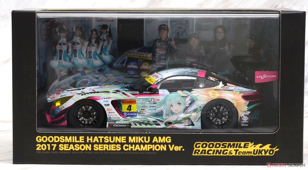 グッドスマイル 初音ミク AMG 2017 シリーズ優勝Ver. (ミニカー) パッケージ1