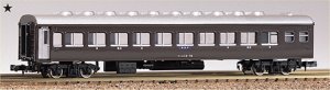 Pre-Colored J.N.R. Passenger Car Type NAHANE10 Sleeper  (Brown) (Unassembled Kit) (Model Train)