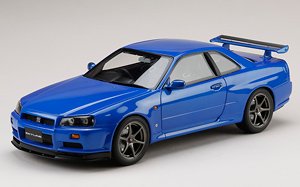 Nissan Skyline GT-R V Spec 1999 (BNR34) Bayside Blue (M) (Diecast Car)