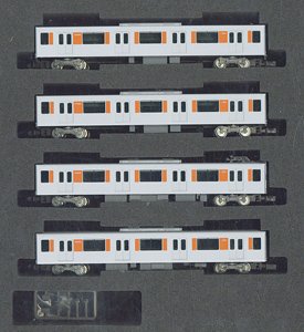 Tobu Type 50000 with New Logo Additional Four Middle Car Set (without Motor) (Add-on 4-Car Set) (Pre-colored Completed) (Model Train)