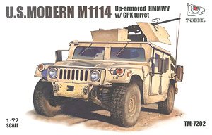 U.S. HMMWV M1114 Up-Armored HMMWV w/GPK Turret (Plastic model)