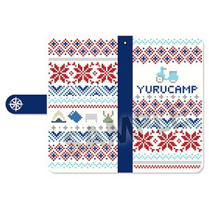 Yurucamp Notebook Type Smartphone Case Rin Shima L Size (Anime Toy)