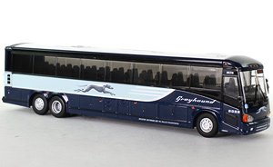 (HO) MCI D4505 グレイハウンドバス シカゴ (アメリカの長距離バス) (鉄道模型)