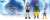 『キングダム ハーツ II』 アクションフィギュア 【キングダム ハーツ セレクト】 シリーズ2 ロクサス＆ドナルドダック＆グーフィー (完成品) 商品画像1