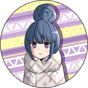 Yurucamp Can Badge Rin Shima (Anime Toy)