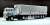 LV-N167a Hino HE366 Wing Roof Trailer (White/Blue) (Diecast Car) Item picture2