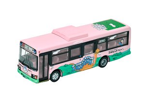 The All Japan Bus Collection 80 [JH028] Nanbu Bus 11 Piki no Neko Wrapping Bus #1 (Isuzu Erga Mio One Step Bus) (Aomori Area) (Model Train)