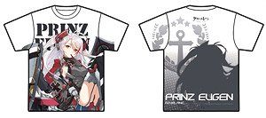 Azur Lane Full Graphic T-Shirt Prinz Eugen M (Anime Toy)