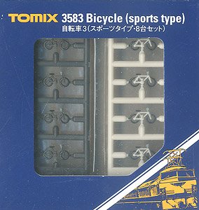 Bicycle 3 (Sports Type) (Set of 8) (Model Train)