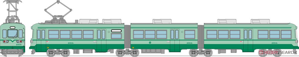 鉄道コレクション 筑豊電気鉄道 2000形2004号 (緑) (鉄道模型) その他の画像1