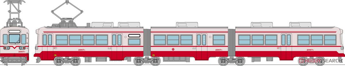 鉄道コレクション 筑豊電気鉄道 2000形2007号 (赤) (鉄道模型) その他の画像1