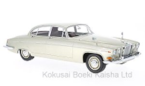 ジャガー 420 G (マーク X) 1966 メタリックベージュ RHD (ミニカー)