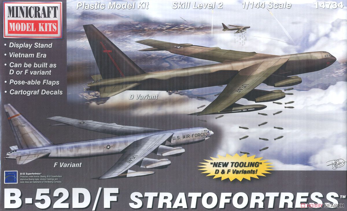 アメリカ空軍 B-52D/F ストラトフォートレス (プラモデル) パッケージ1