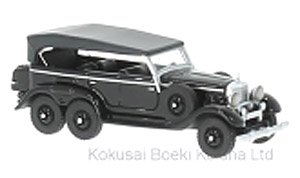 (HO) メルセデス G4 (W31) 1938 ブラック クローズド (鉄道模型)