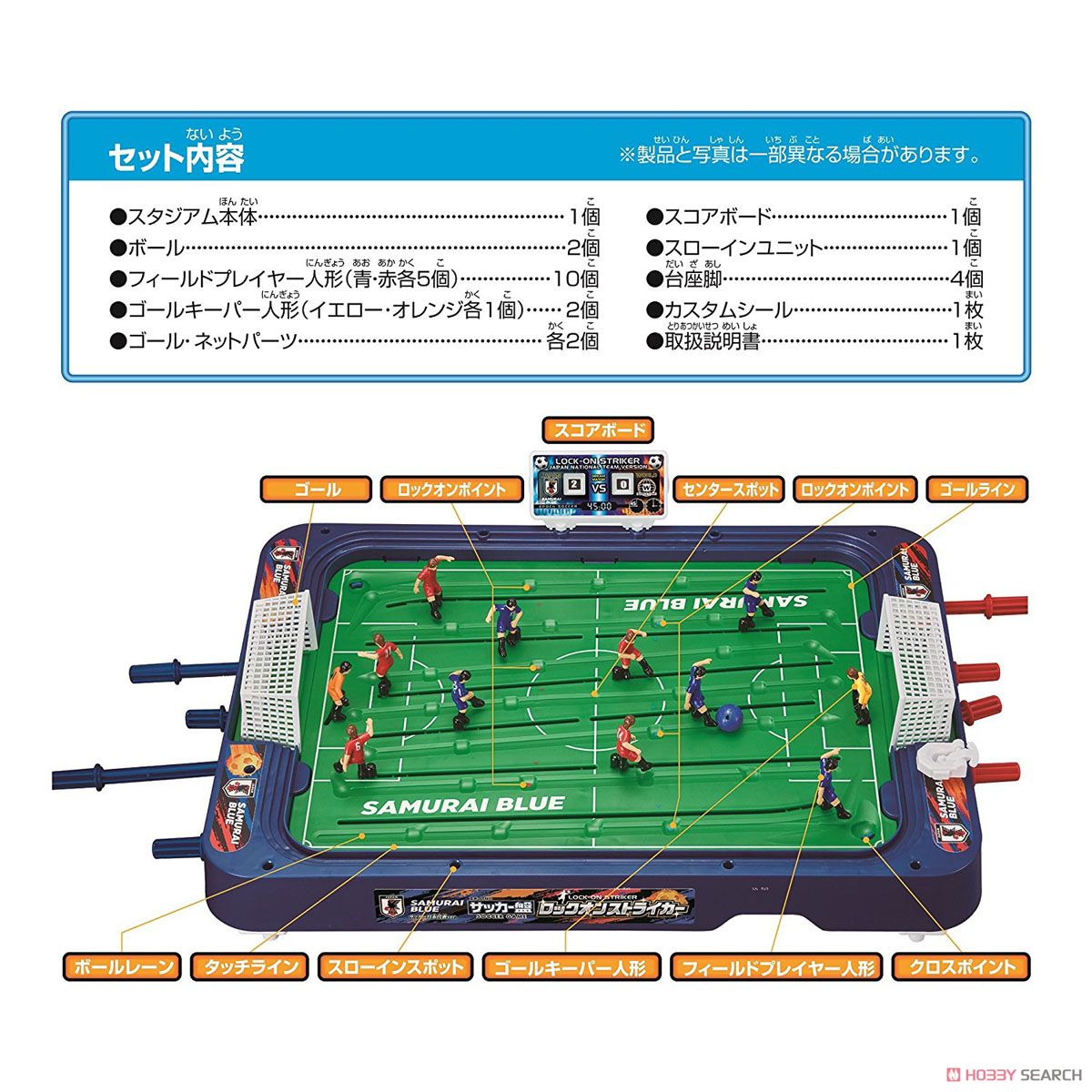 サッカー盤 ロックオンストライカー サッカー日本代表ver. (テーブルゲーム) 商品画像5