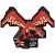 Capcom x B-Side Label Sticker Monster Hunter Rathalos Dot (Anime Toy) Item picture1