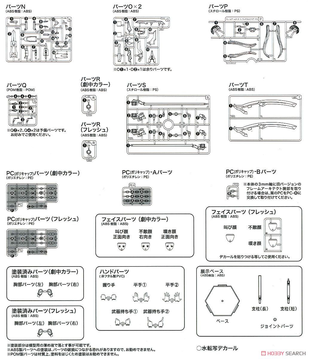 Frame Arms Girl Hresvelgr Invert (Plastic model) Assembly guide13