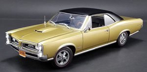 ポンティアック GTO 1966 タイガーゴールド/ビニールトップ (ミニカー)