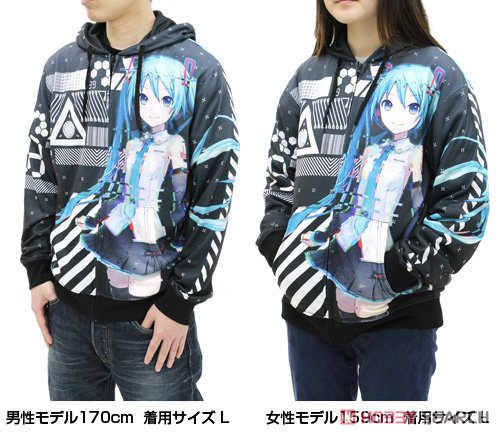 Hatsune Miku V4X Full Graphic Light Parka L (Anime Toy) Other picture1