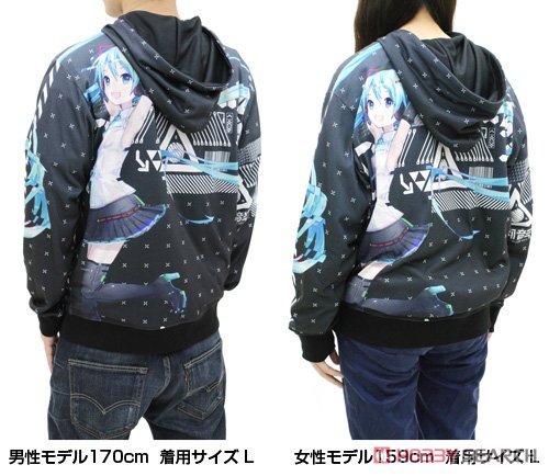 Hatsune Miku V4X Full Graphic Light Parka L (Anime Toy) Other picture2