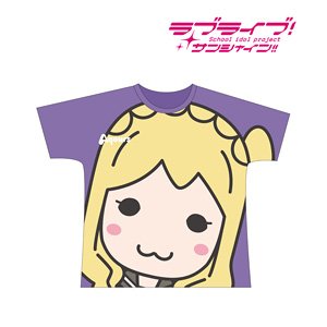 Love Live! Sunshine!! Full Graphic T-Shirt (Mari Ohara) Unisex S (Anime Toy)