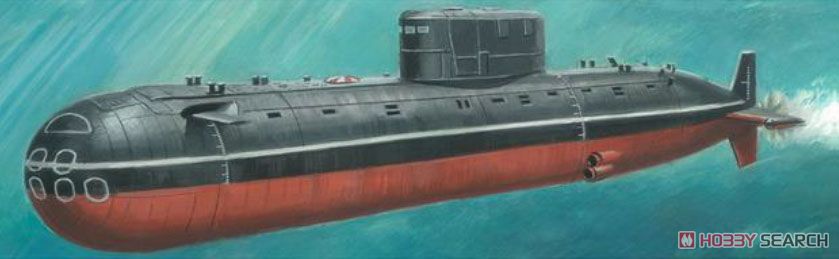 685号計画 「プラーヴニック」(マイク級) 原子力攻撃型潜水艦 (プラモデル) その他の画像1