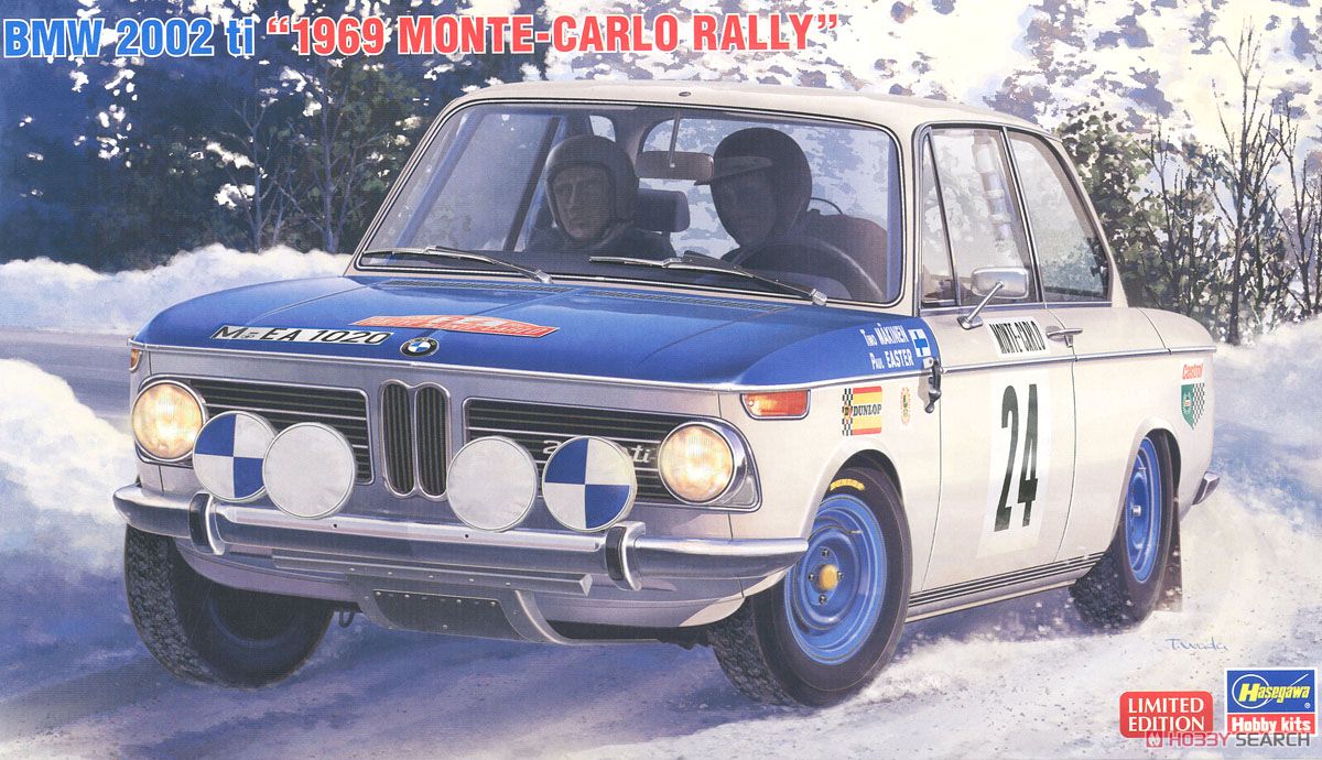 BMW 2002ti `1969 モンテカルロ ラリー` (プラモデル) パッケージ1