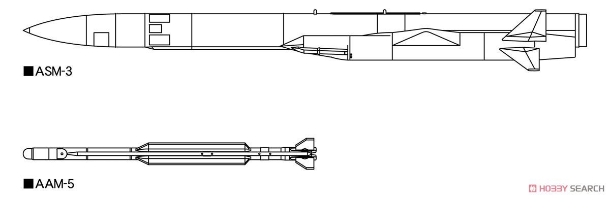 三菱 F-2A `飛行開発実験団` w/ASM-3 (プラモデル) その他の画像1