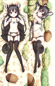 Maitetsu: Pure Station Hachiroku Dakimakura Cover Kemomimi Ver. (Anime Toy)