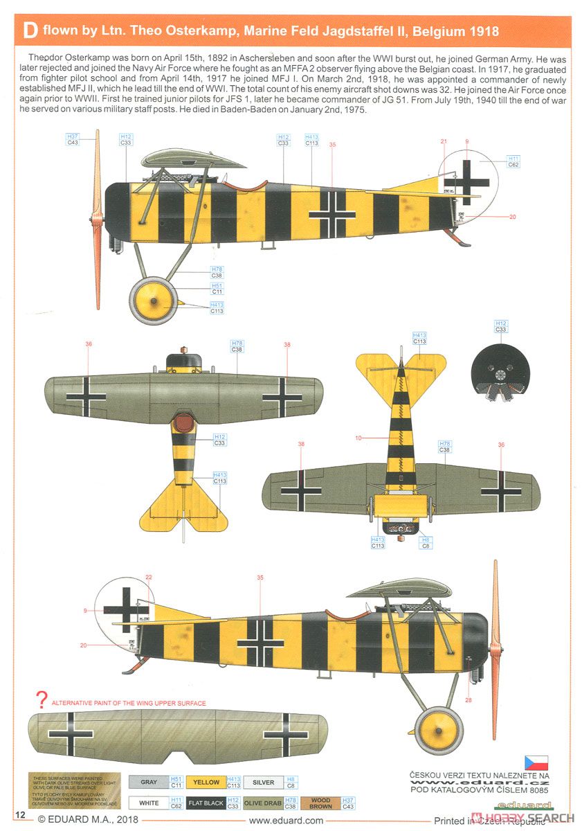 Fokker D.VIII ProfiPACK (Plastic model) Color5