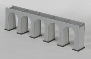 Single Track Concrete Arch Railway Bridge Kit (Basic) (Unassembled Kit) (Model Train)