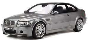 BMW M3 CSL (E46) (Silver Gray) (Diecast Car)