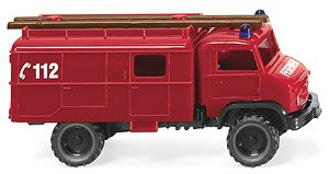 (HO) Fire Brigade - Unimog S (Model Train)