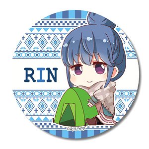 Gyugyutto Can Badge Yurucamp/Rin Shima (Anime Toy)