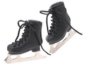 フィギュアスケート靴 (ブラック) (ドール)