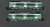 静岡鉄道 A3000形 (ナチュラルグリーン) 2輛編成セット (動力付き) (2両セット) (塗装済み完成品) (鉄道模型) 商品画像1