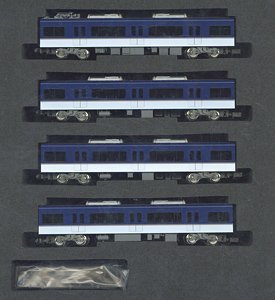 Keihan Series 3000 (Keihan Limited Express) Additional Four Middle Car Set (without Motor) (Add-on 4-Car Set) (Pre-colored Completed) (Model Train)