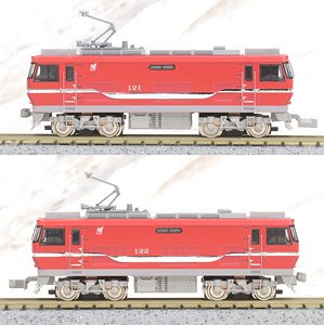 Meitetsu Type EL120 Electric Locomotive Two Car (M+M) Set (w/Motor) (2-Car Set) (Pre-colored Completed) (Model Train)