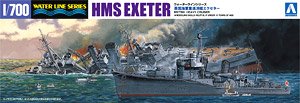 HMS Exeter `Battle of the Java Sea` (Plastic model)
