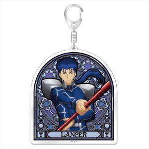 [Fate/stay night: Heaven`s Feell] Big Acrylic Key Ring [Lancer Ver.] (Anime Toy)
