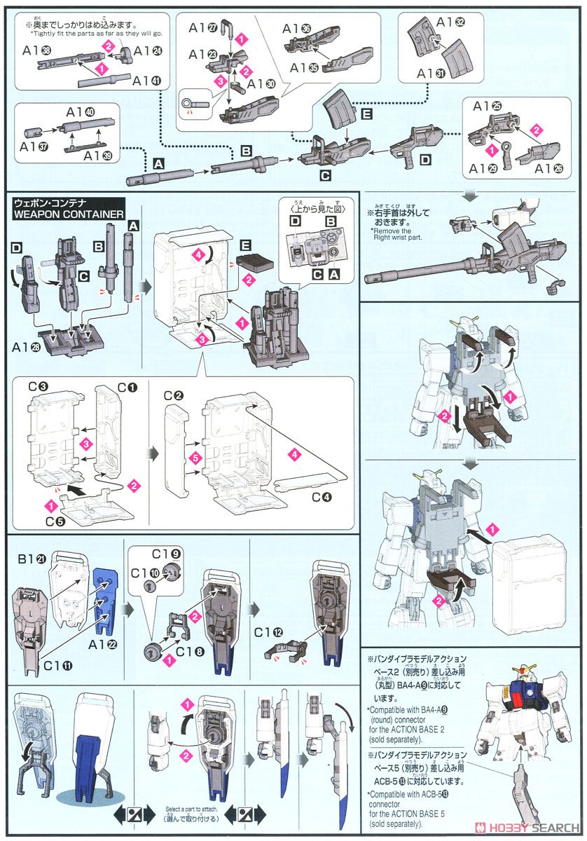 陸戦型ガンダム (HGUC) (ガンプラ) 設計図4