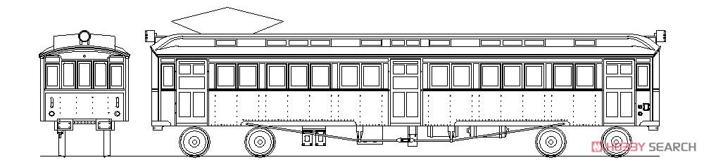 16番(HO) 東武モハ1101形電車キット (組み立てキット) (鉄道模型) その他の画像1