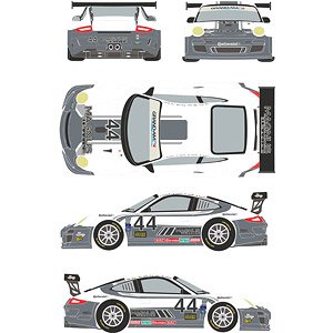 Porsche 911 GT3 #44 Magnus Racing 24 Horas Daytona 2012 (Decal)