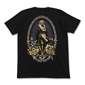 Love Live! Sunshine!! Statue of Mari T-Shirts Black S (Anime Toy)