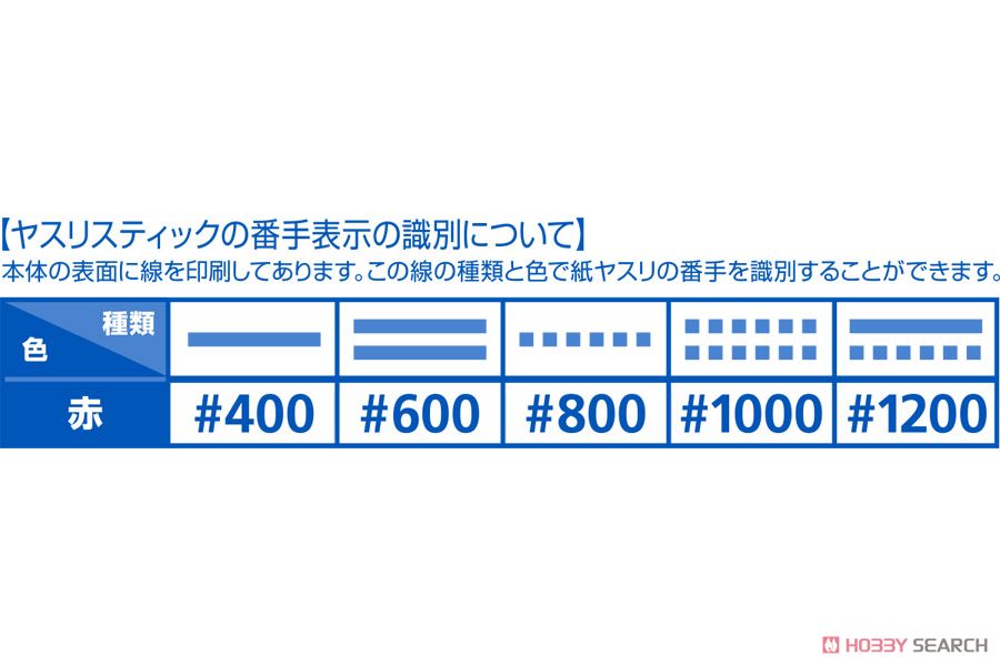 ヤスリスティックHARD-4 (先細型) #1200 (10枚入) (工具) 商品画像4