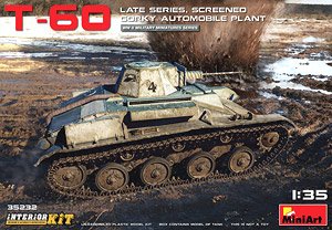 T-60 Late Series, Screened (Gorky Automobile Plant) Interior Kit (Plastic model)