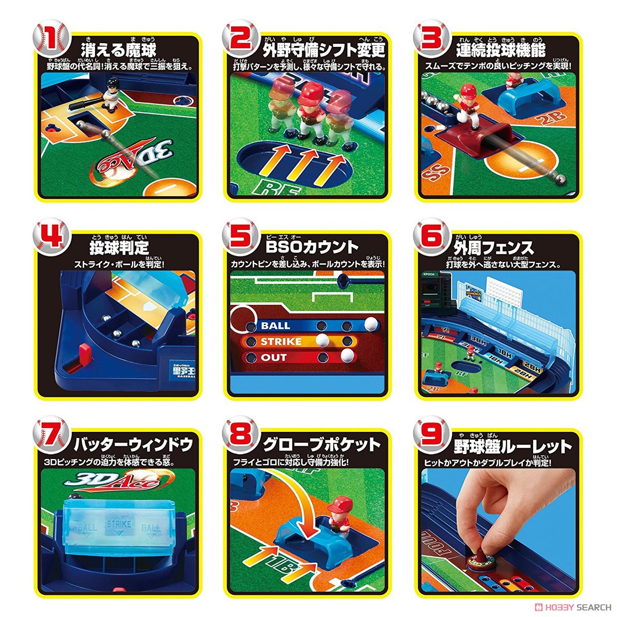 60周年限定 野球盤 3Dエース オーロラビジョン (テーブルゲーム) 商品画像7