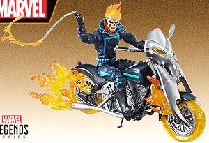 マーベル・コミック 【ハズブロアクションフィギュア】 6インチ 「レジェンド」 ゴーストライダー＆ヘルバイク (完成品)