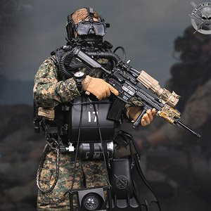 Dam Toys 1/6 Marine Force Recon Combat Diver Woodland Marpat Ver. (Fashion Doll)